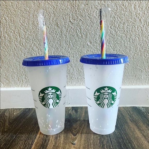 Starbucks Other - 🎊2 STARBUCKS 2020 COLOR CHANGING CONFETTI CUPS 🌈